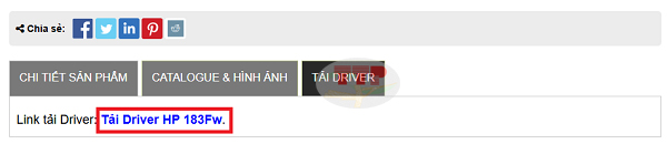 Hướng dẫn tải và cài đặt Driver máy in HP 183Fw
