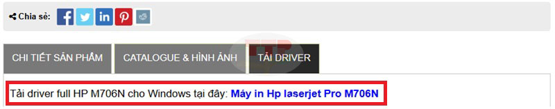 Hướng dẫn tải và cài đặt Driver máy in HP M706N