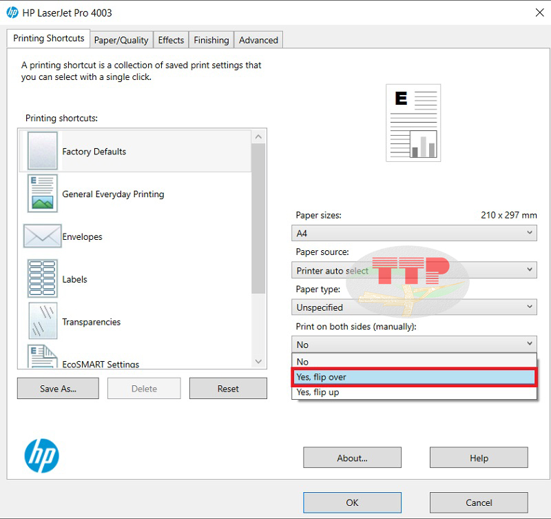 Sửa lỗi máy in HP 4003Dn/ 4003Dw không in được 2 mặt