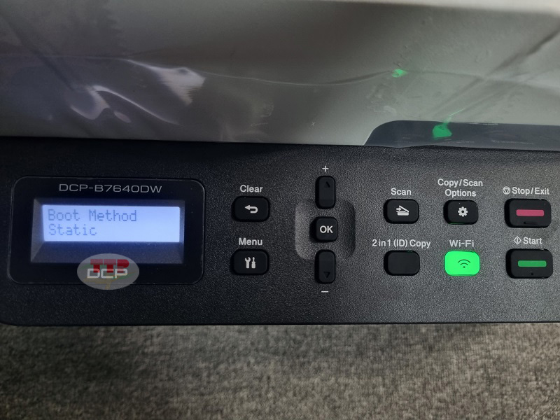 Hướng dẫn thiết lập IP Brother B7640Dw - Bước 7