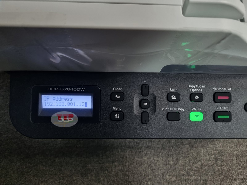 Hướng dẫn thiết lập IP Brother B7640Dw - B7640Dw