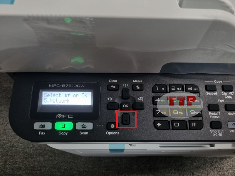 Hướng dẫn thiết lập IP Brother 7810Dw - Bước 2