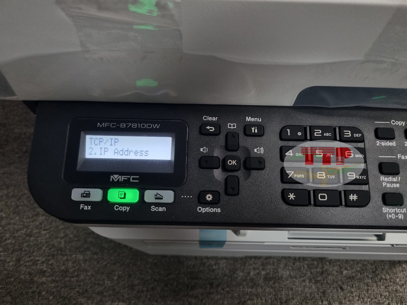 Hướng dẫn thiết lập IP Brother 7810Dw - Bước 5
