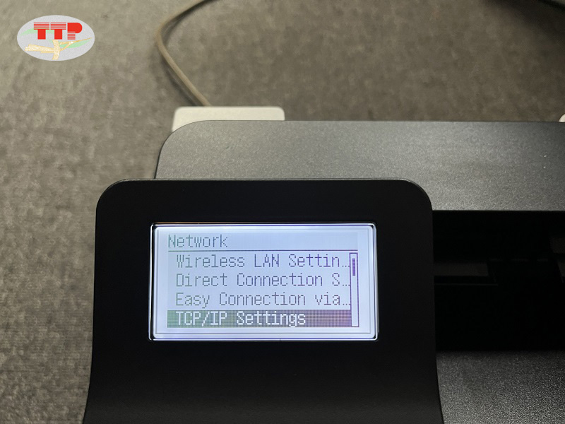 Hướng dẫn thiết lập IP Canon LBP 243Dw - Bước 4