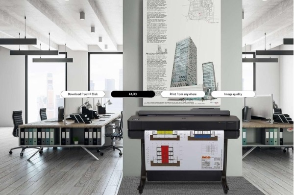 Máy in màu HP DesignJet T650