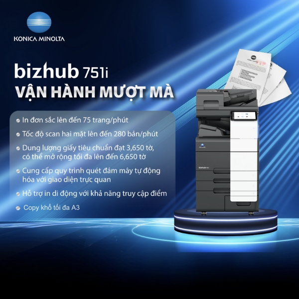 Máy photocopy Konica Minolta Bizhub 751i TTP
