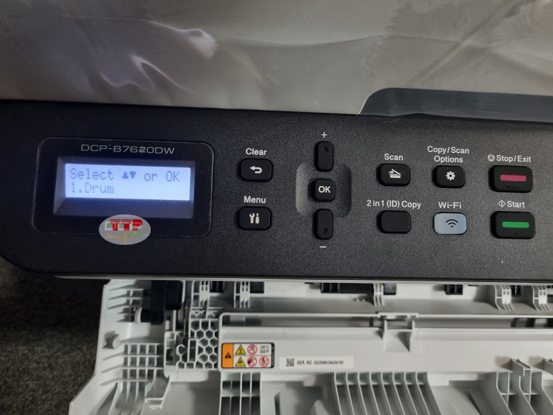 Cách sửa lỗi replace drum Brother 7620Dw - Bước 2