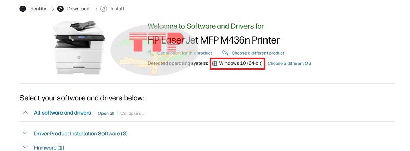 Hướng dẫn tải Driver máy in HP M436N/M436DN/M436NDA - Bước 3