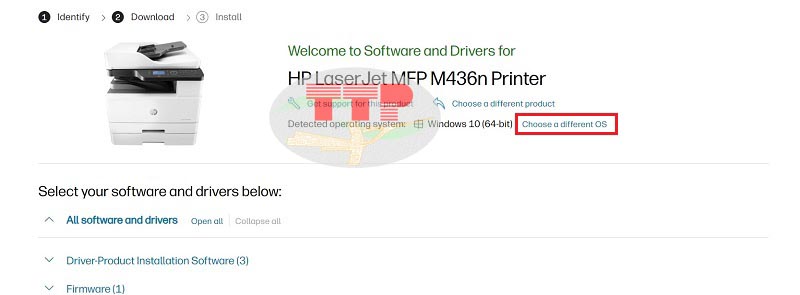 Hướng dẫn tải Driver máy in HP M436N/M436DN/M436NDA - Bước 4