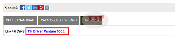 Hướng dẫn tải Driver máy in Pantum M6505/ M6505w