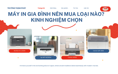 Máy in gia đình nên mua loại nào? Kinh nghiệm chọn