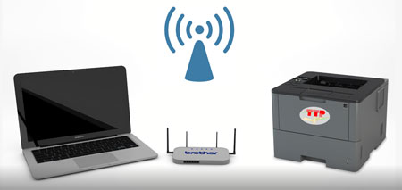 Hướng dẫn kết nối WiFi máy in Brother HL-L6200dw