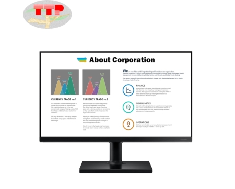 Màn hình Samsung T45F LF24T450FQEXXV 24 inch/ FHD/IPS/75HZ