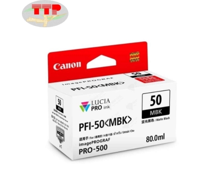 Mực máy in Canon PFI-50 C, CO, GY, M, MBK, PBK, PC, M, R, Y