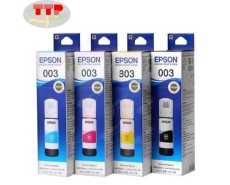 Hộp mực Epson 003 BK, C, M, Y