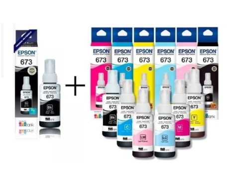 Hộp mực Epson T673 BK/C/M/Y/LC/LM