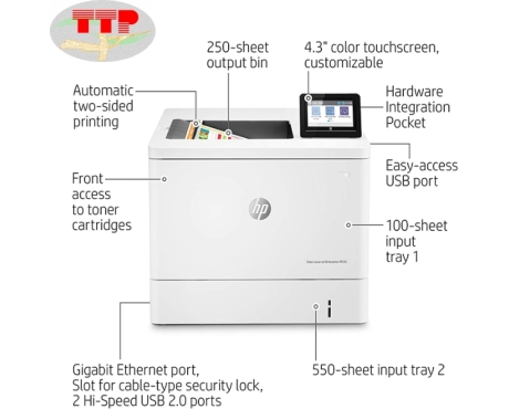 Máy in HP Color LaserJet Enterprise M555dn