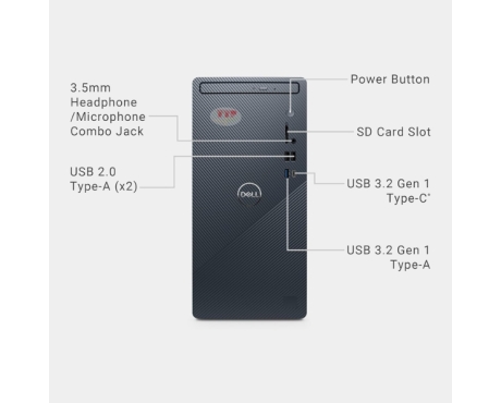 Máy tính để bàn Dell Inspiron 3030T MTI71027W1 i7-14700