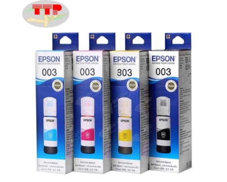Hộp mực Epson 003 BK, C, M, Y